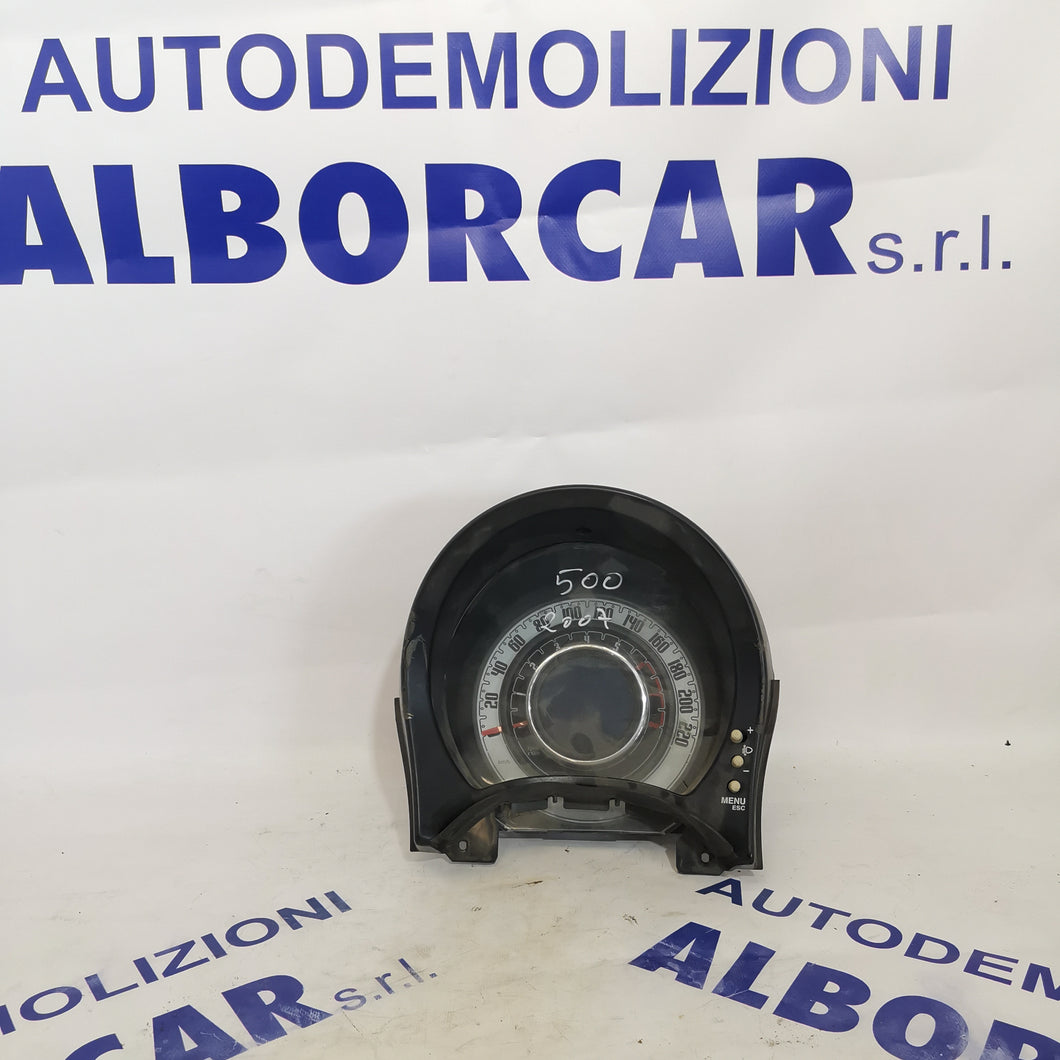 quadro strumenti/contachilometri/veglia Fiat 500 anno: 2005-2015 codice: F312101513PTSE12817/F312206500PTSE14849 (sf7p2)