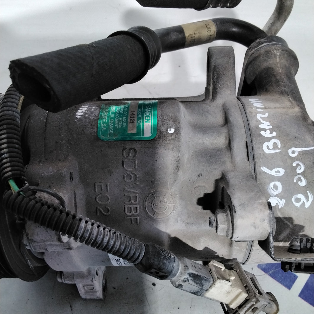  compressore aria condizionata peugeot 206 benzina anno 2009 codice:SD6VRBF ,1412F(sf14p6)