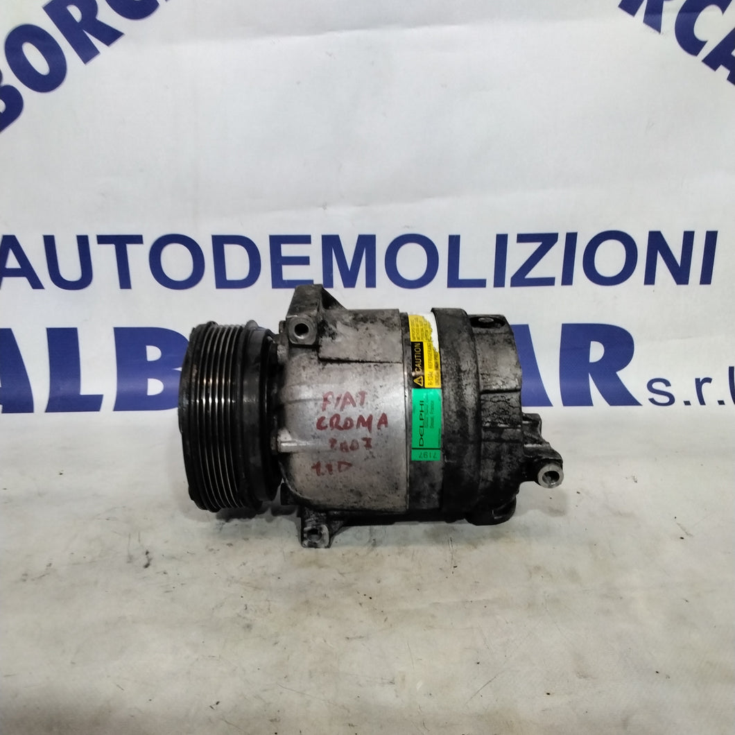 Compressore aria condizionata fiat croma 1.9 diesel anno 2007 codice:13197197